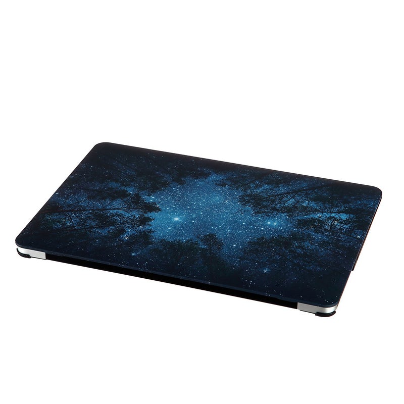 iDonzon Case for MacBook Air 13 inch (Model: A1466 & A1369, 2010-2017 Release), Soft-Touch Matte Plastic Hard Protective Cover & Keyboard Cover Compatible MacBook Air 13.3 inch - Forest Starry - Image 4